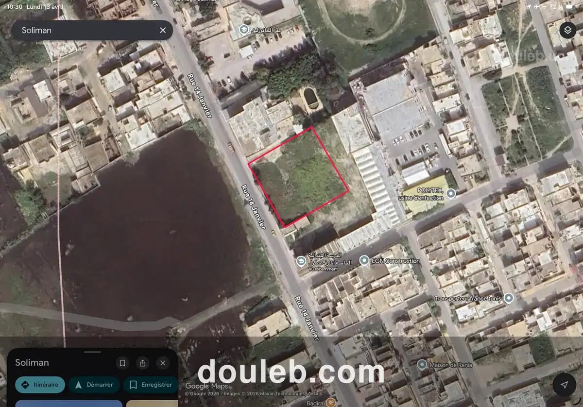 Terrain 1 594 sur avenue principale soliman - Miniature 3