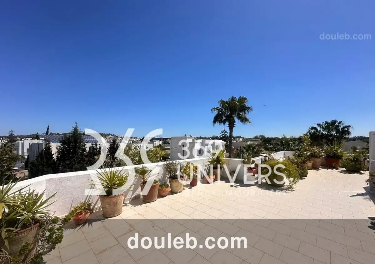 Etage meublé avec terrasse à la marsa - Photo 1