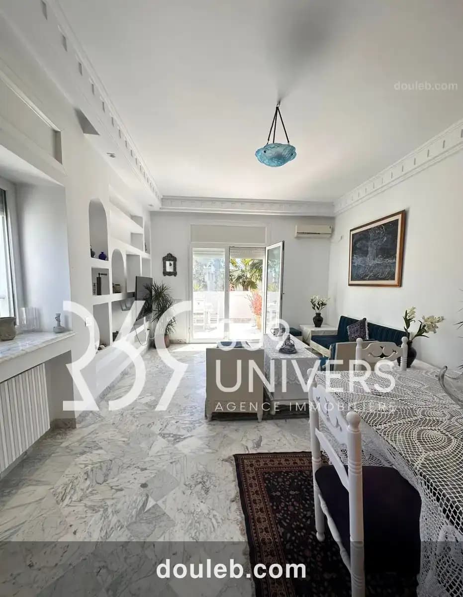 Etage meublé avec terrasse à la marsa - Miniature 2