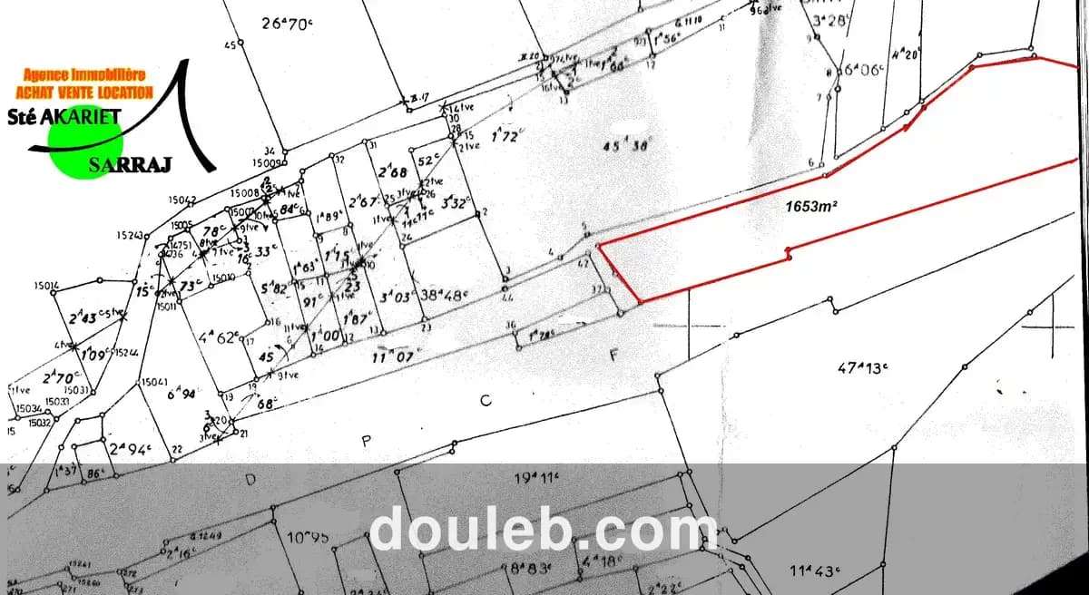 Des terrains 1107m et 1653m et 661m kalaa seghira - Miniature 2