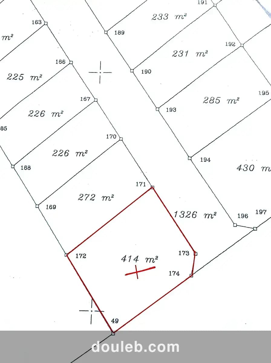 Terrain 414m dans une lotissement privé hergla - Photo 1
