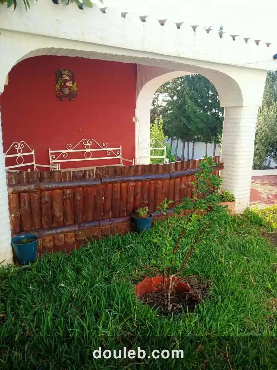 Belle villa style arabe avec grand jardin à rafraf - Miniature 3