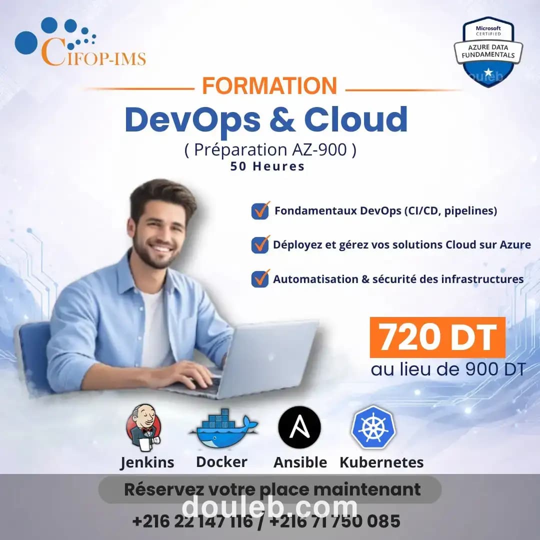 Formation devops et cloud azure à Tunis