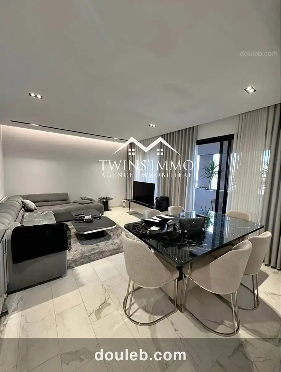 Appartement s2 meublé aux jardins de carthage - Miniature 2