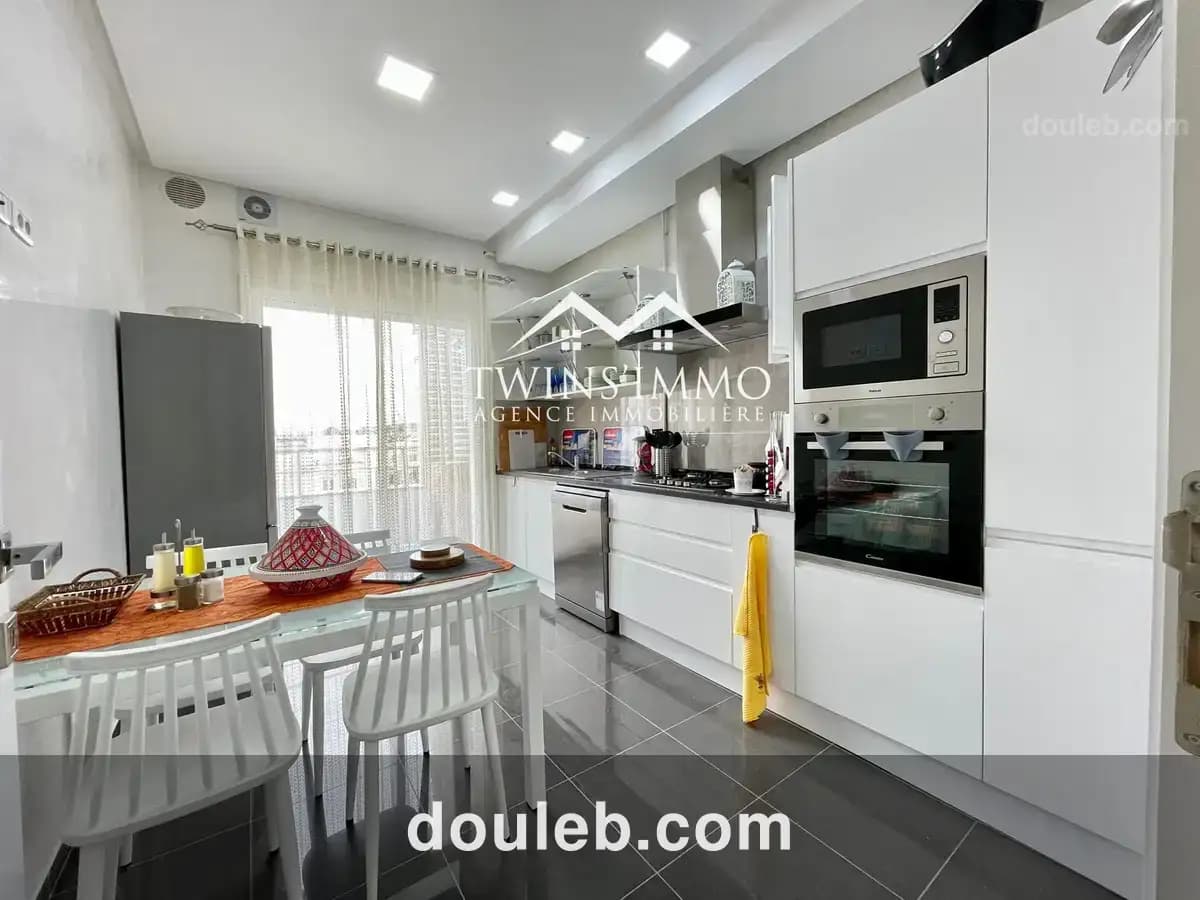 Appartement s2 de 122 m2 à la marsa - Miniature 2