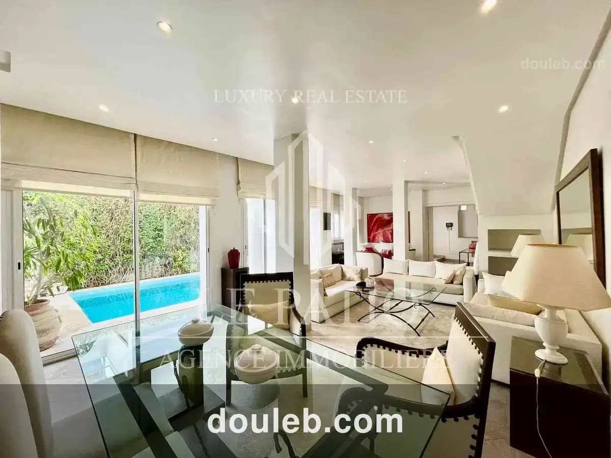 Villa s3 meublée a carthage - Miniature 2