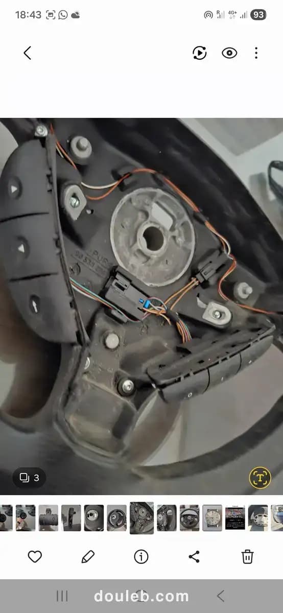 Volant opel astra g 2002 - Miniature 3