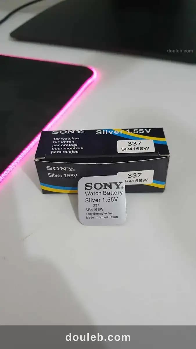 10 pcs piles 337 sr416sw sony - Miniature 2
