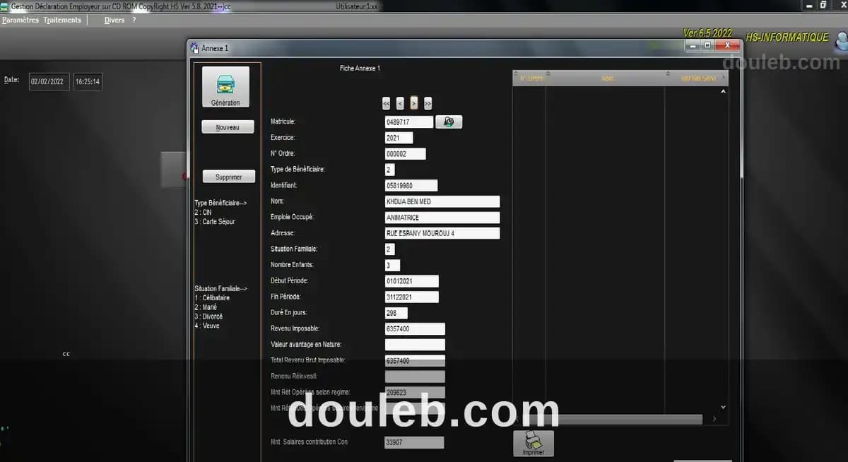 Declaration employeur - Miniature 2