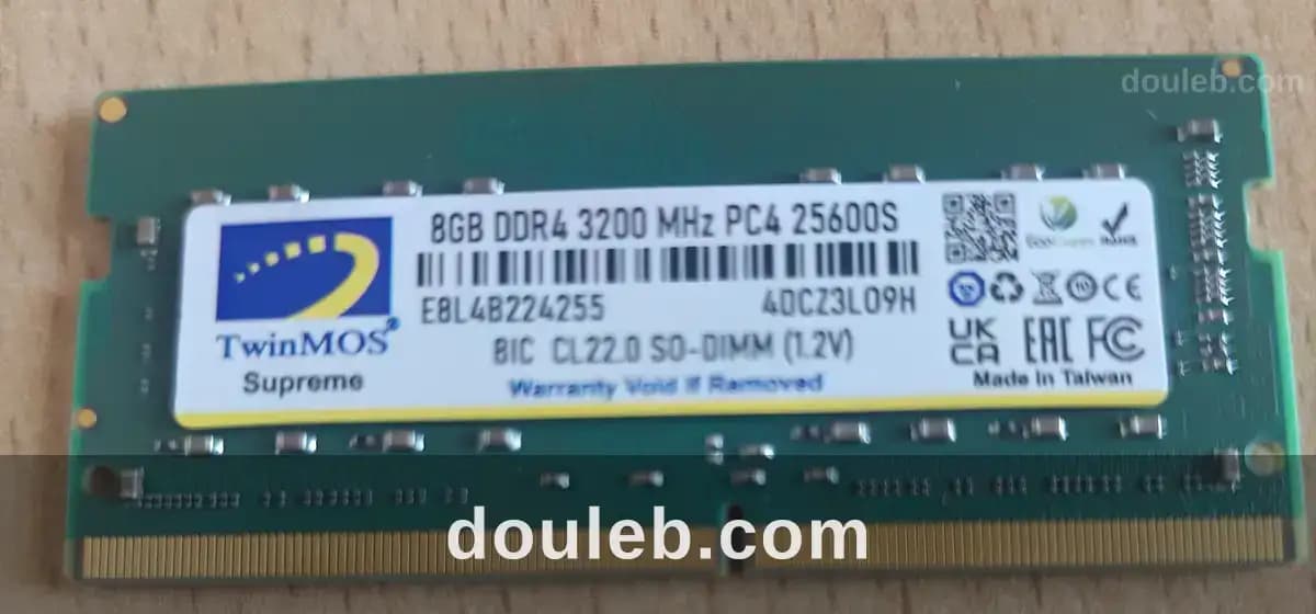 Barette mémoire ram 8go ddr4 pc portable - Photo 1