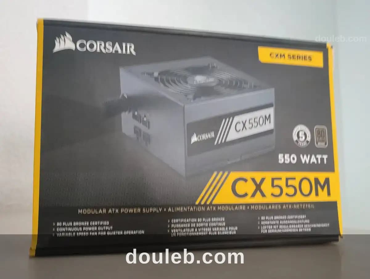 Boite d'alimentation corsair cx550m - Miniature 3
