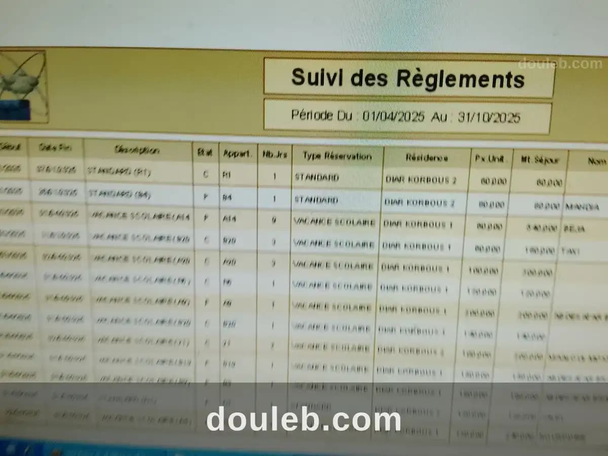 Gestion de réservation appartements de séjours - Miniature 3