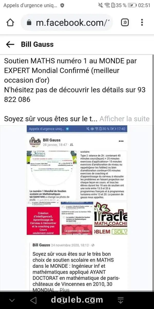 Maths mission num 1 au monde par expert en soutien - Photo 1