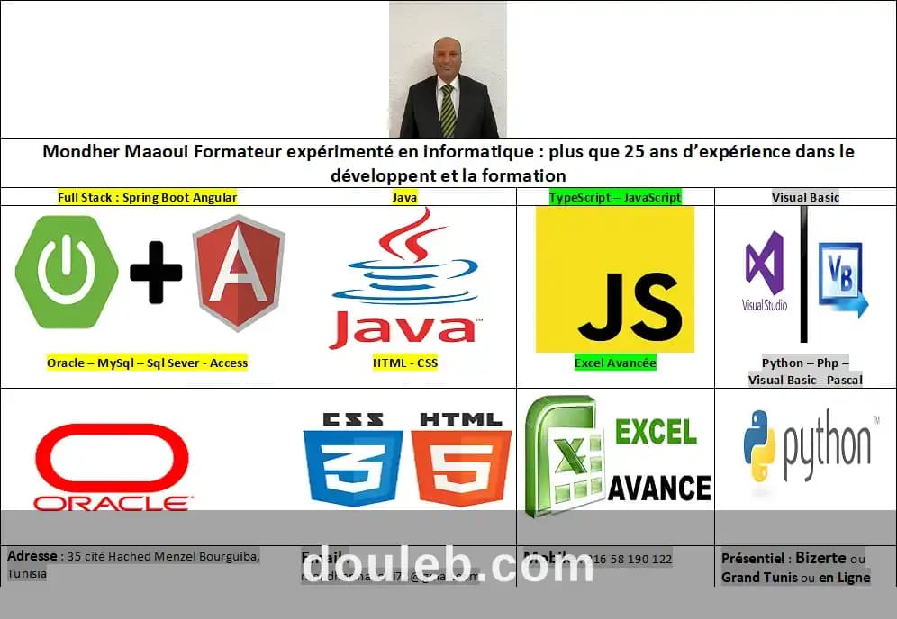 Formation full stack spring boot angular - Photo 1