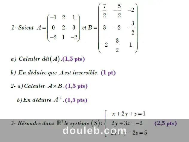 Mathématiques 99277755 - Photo 1