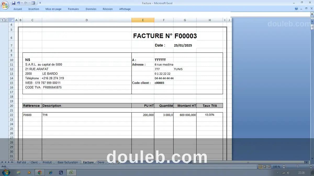 Gestion des factures - Photo 1