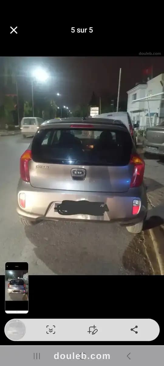 Belle kia picanto économique et en bonne état - Miniature 2