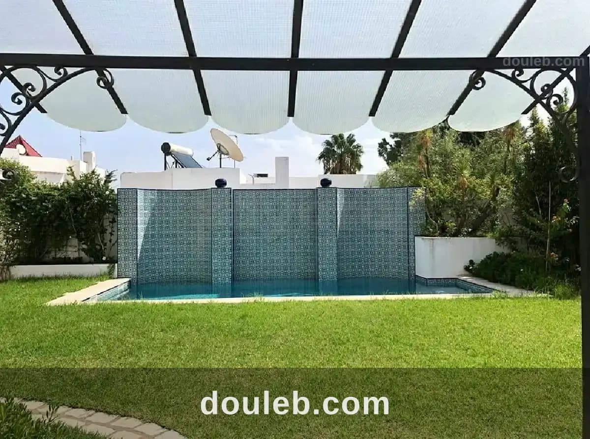 Villa s7 avec jardin et piscine à menzah 9a - Miniature 4