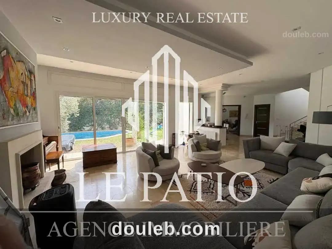 Villa s4 a ain zaghouan avec piscine et jardin - Miniature 2