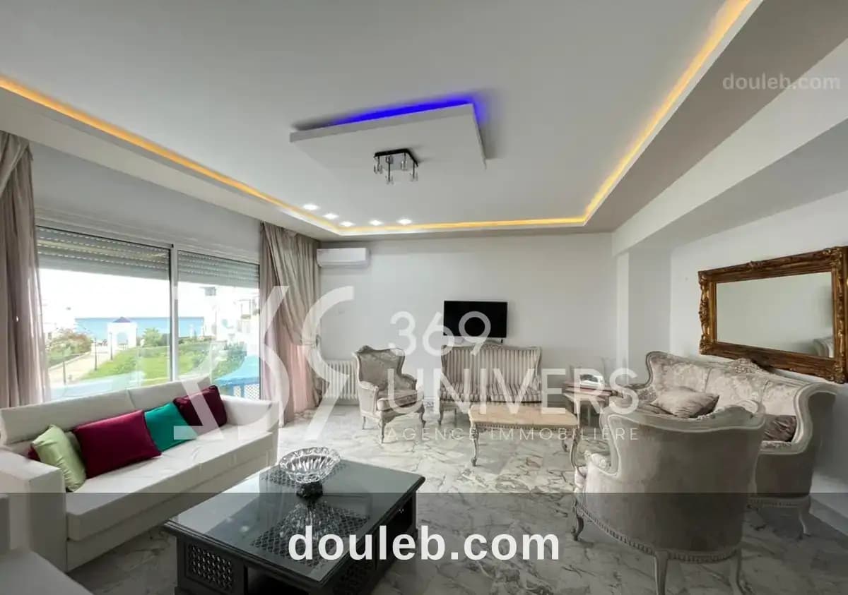 Duplex avec vue sur mer à gammarth ref rd057 - Miniature 2