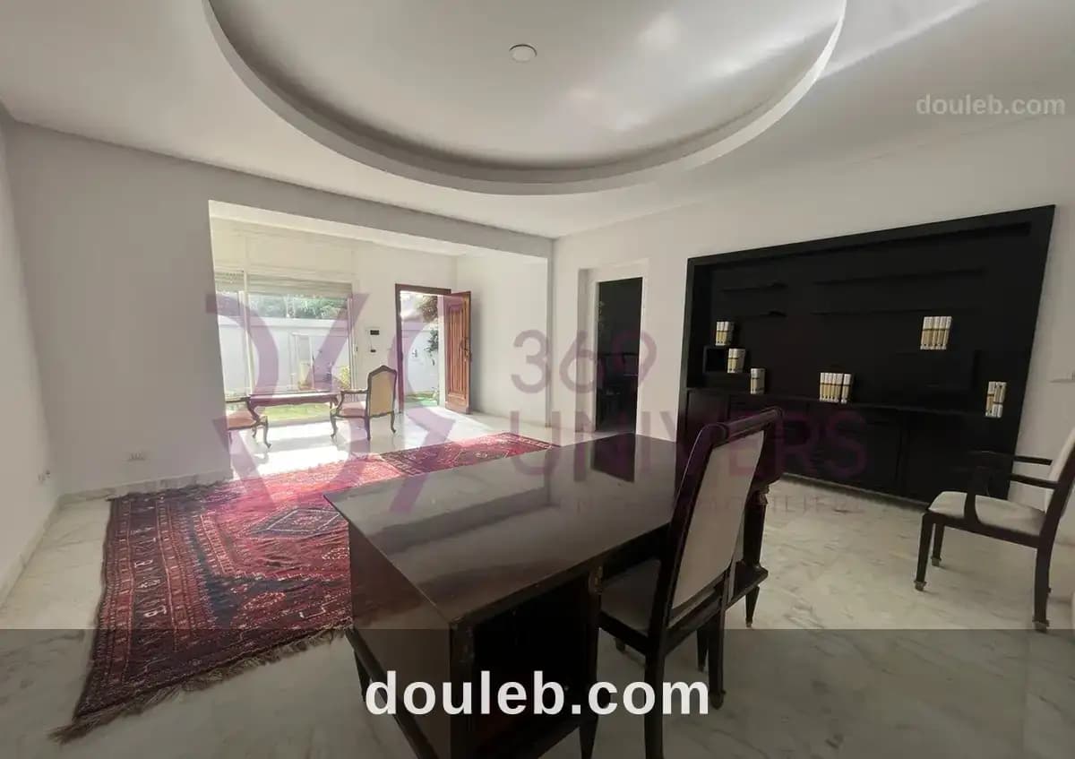 Rdc s3 avec jardin a la marsa ref ra021 - Miniature 3