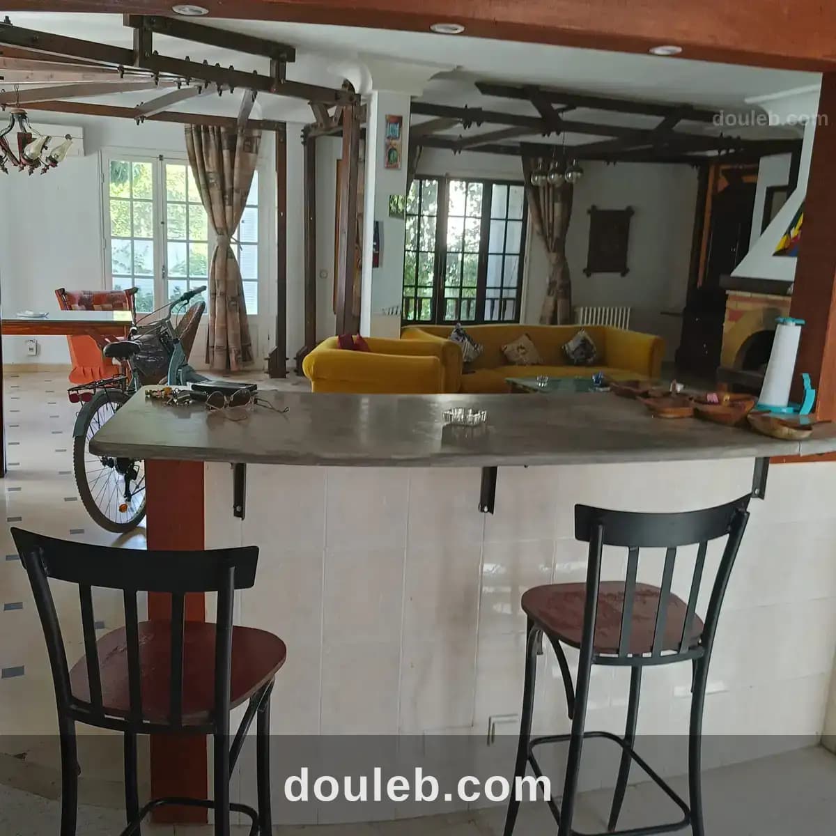 Un apaisant étage de villa s2 meublé à menzah8 - Photo 1