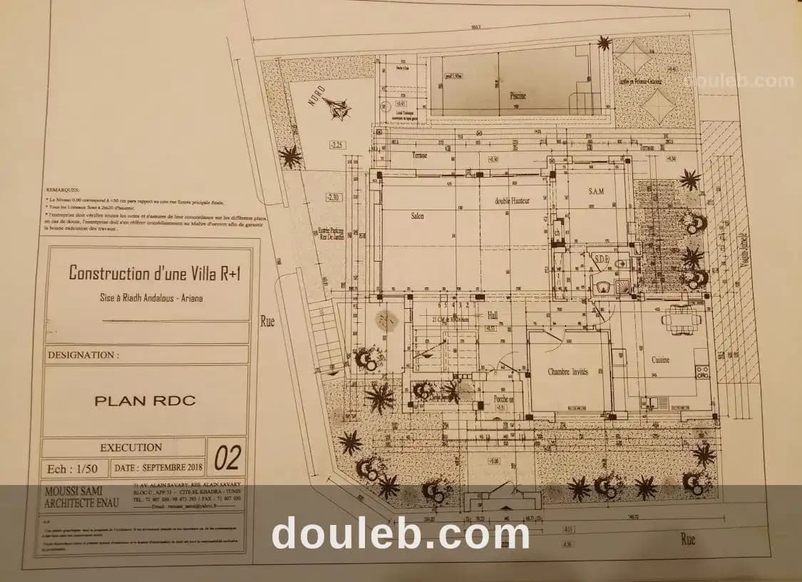 Villa inachevée à riadh andalous - Miniature 5