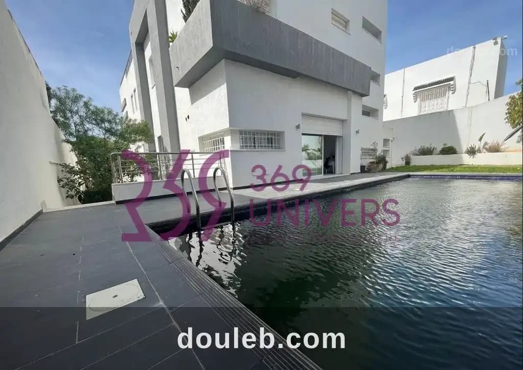 Villa s5 avec piscine a la marsa ref rh009 - Miniature 4