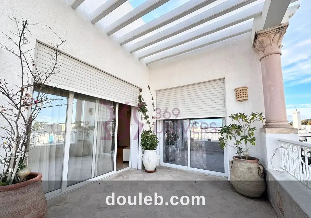 Appartement avec balcon à la marsa ref ra026 - Miniature 2