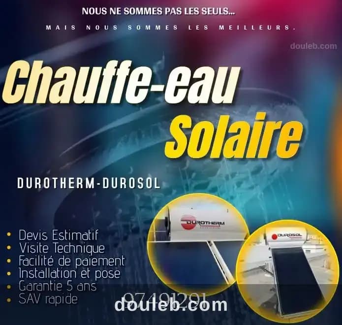 Vent et entretien chauffe eau solaire - Miniature 3