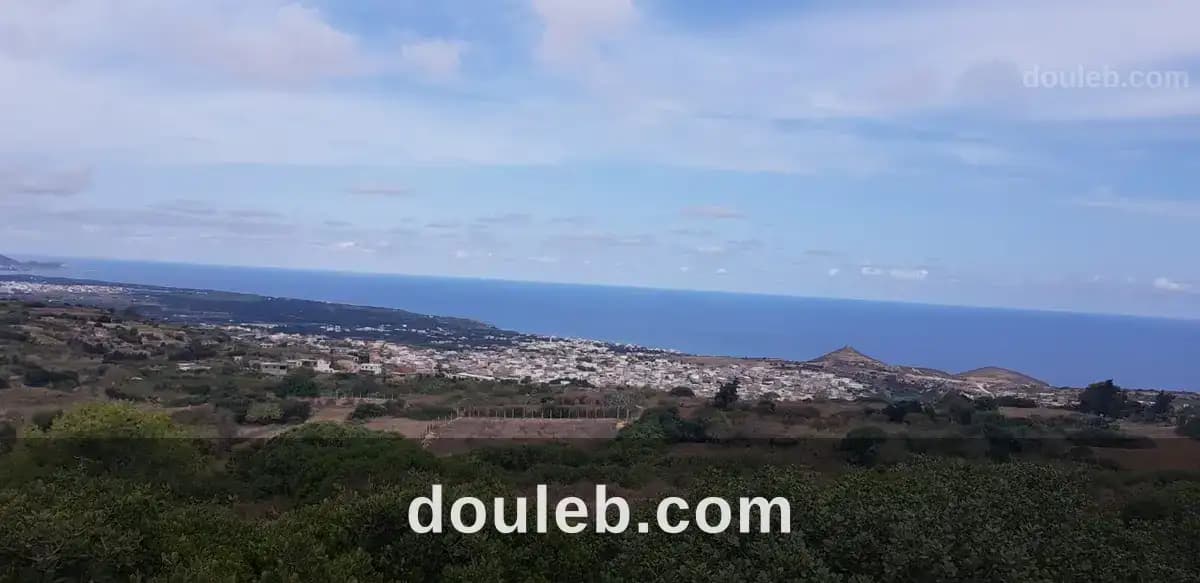 Terrain vue sur mer à rafraf - Photo 1