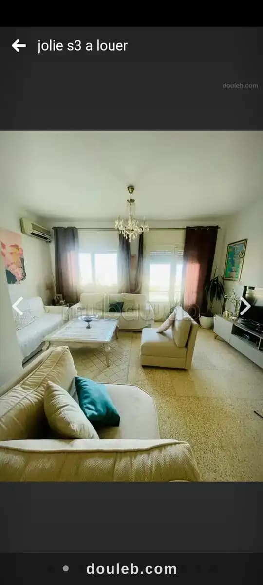 Un appartement s3 vide à manar 2 - Miniature 3