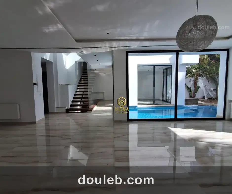 Villa s4 àla marsa avec piscine et jardin en suite - Miniature 3