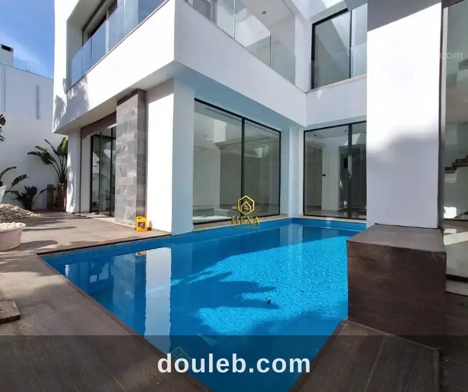 Villa s4 àla marsa avec piscine et jardin en suite - Miniature 4