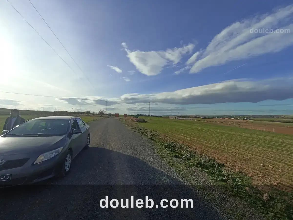 3 hectares sur une route goudronnee mnegaa - Miniature 2