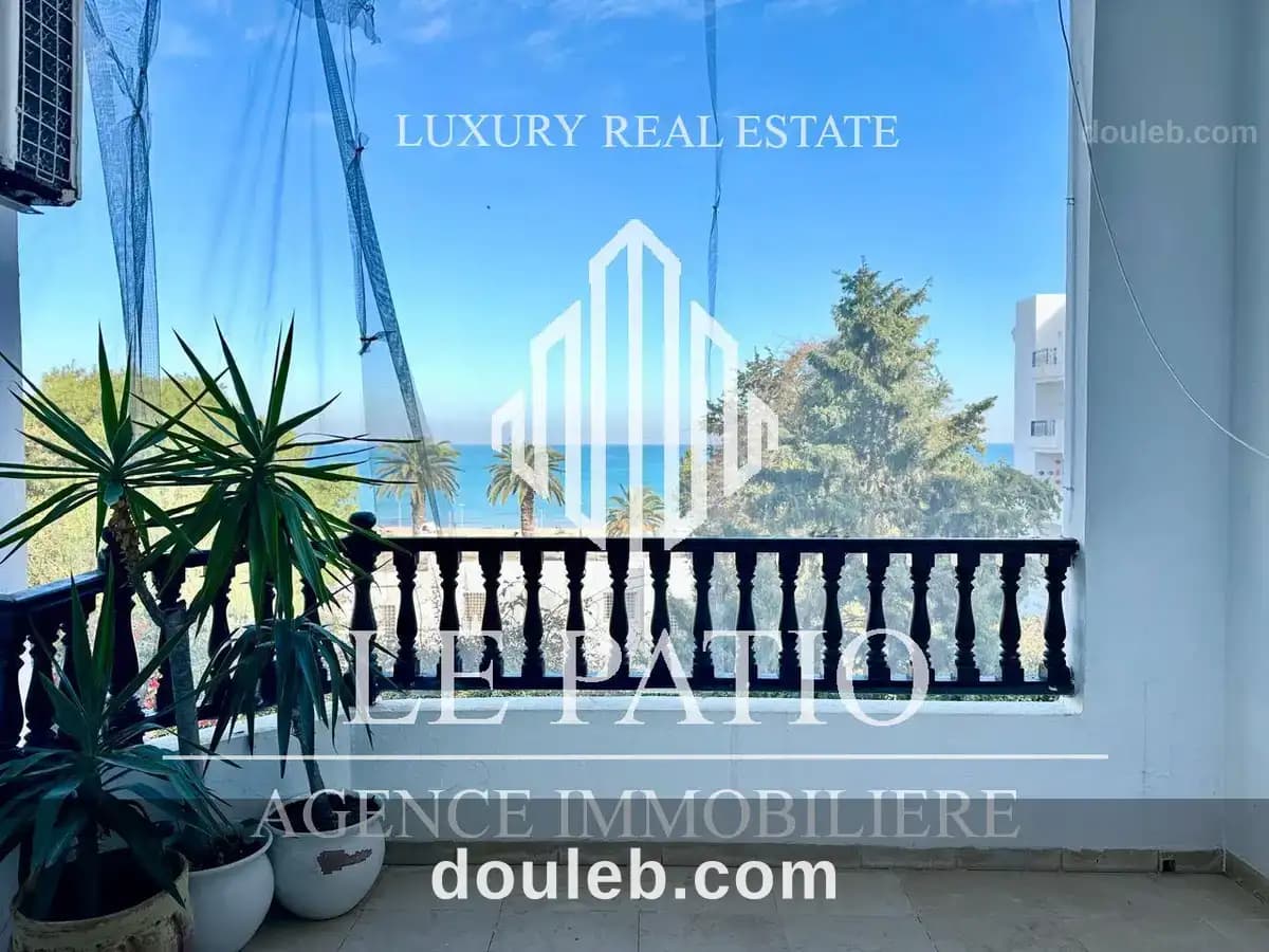 Duplex s5 vue sur mer a la marsa plage - Miniature 2