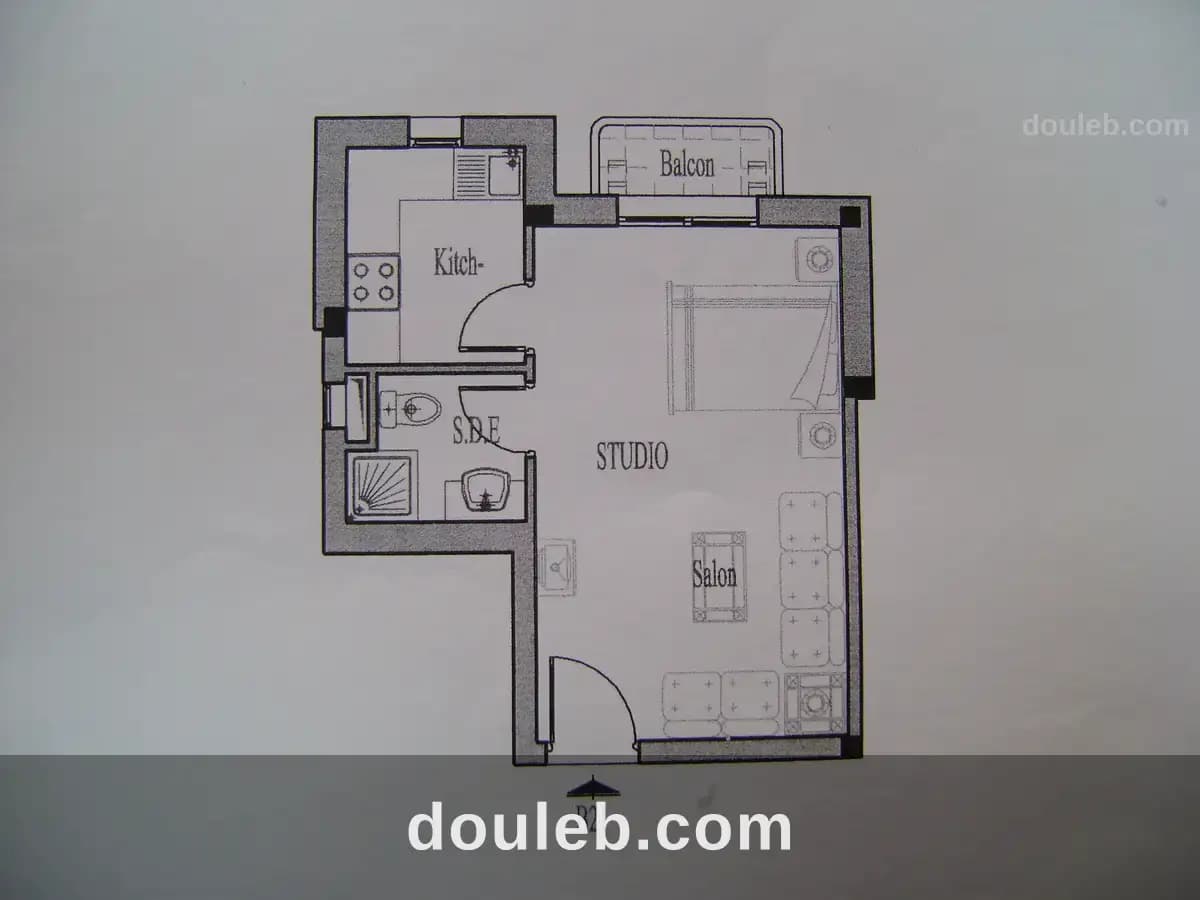 Studio s0 riadh andalous - Photo 1