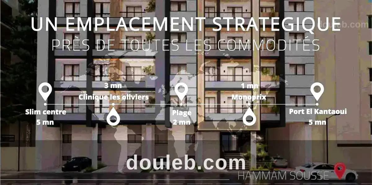 Directe promoteur deux appartements hammem sousse - Photo 1