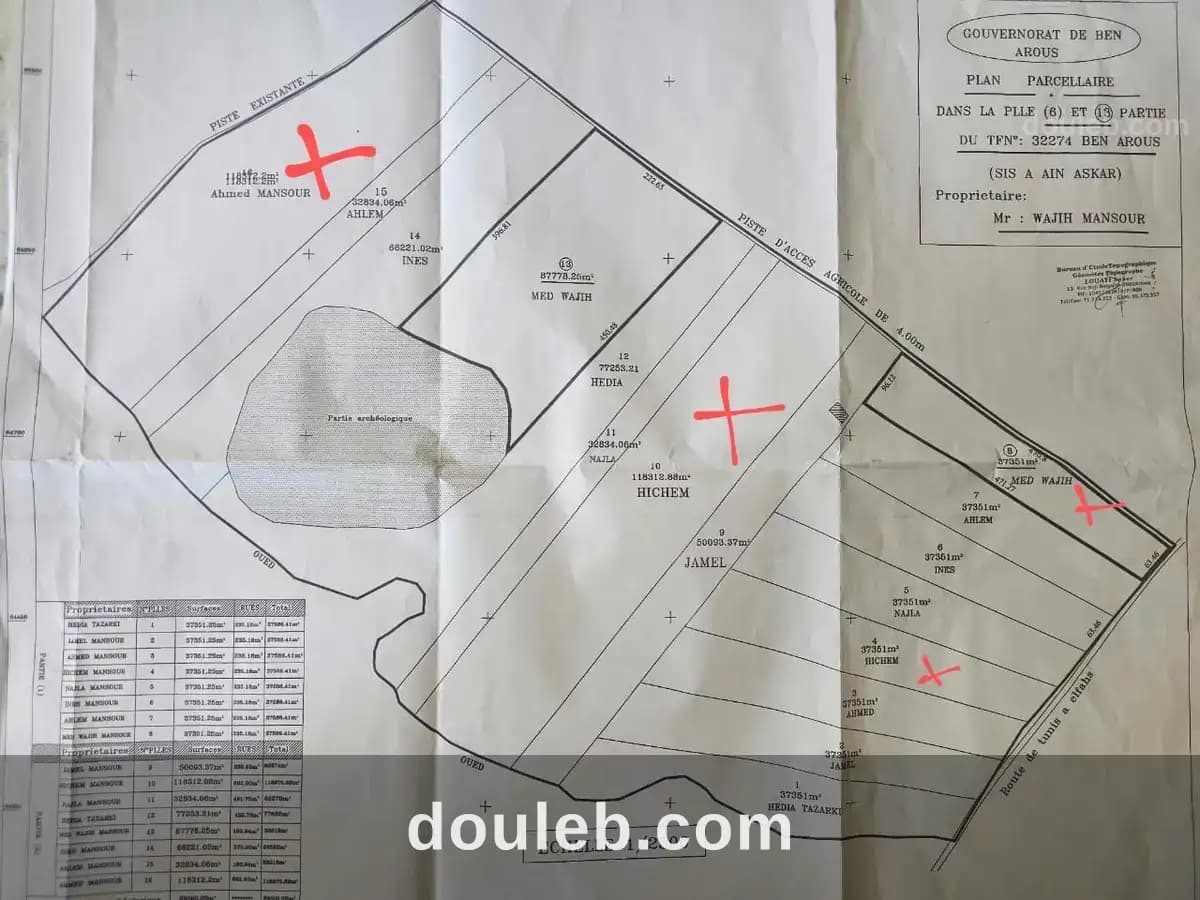 12 hectares nu 32 km de tunis - Miniature 3