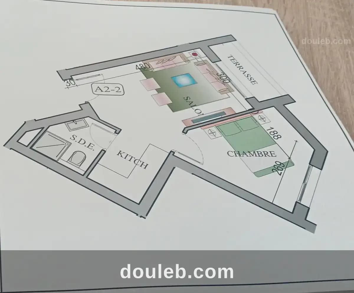 Appartement s1 sur plan - Photo 1