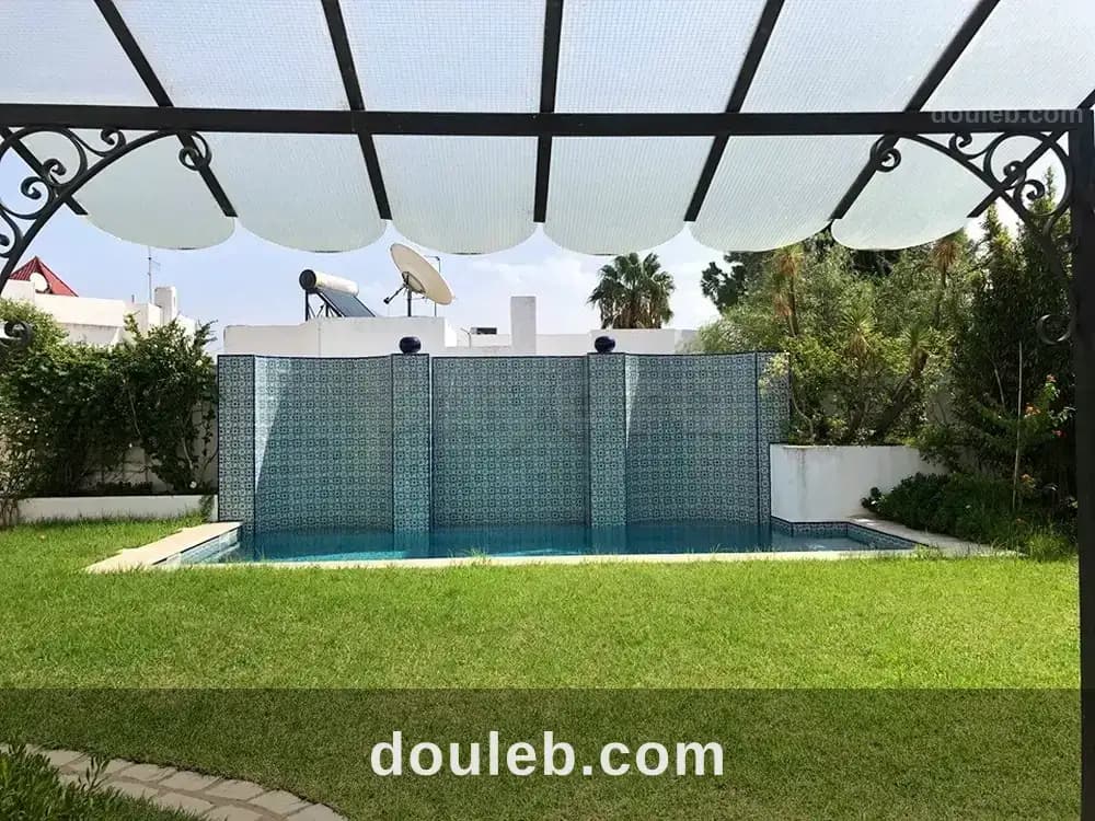 Villa s7 avec jardin et piscine à menzah 9a - Miniature 3