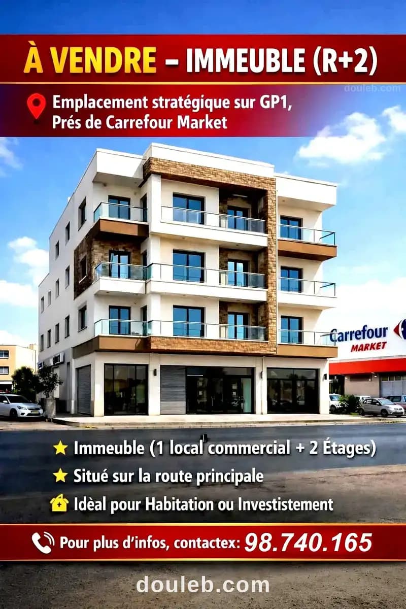 Immeuble r2 sur gp1 et prés carrefour market - Photo 1