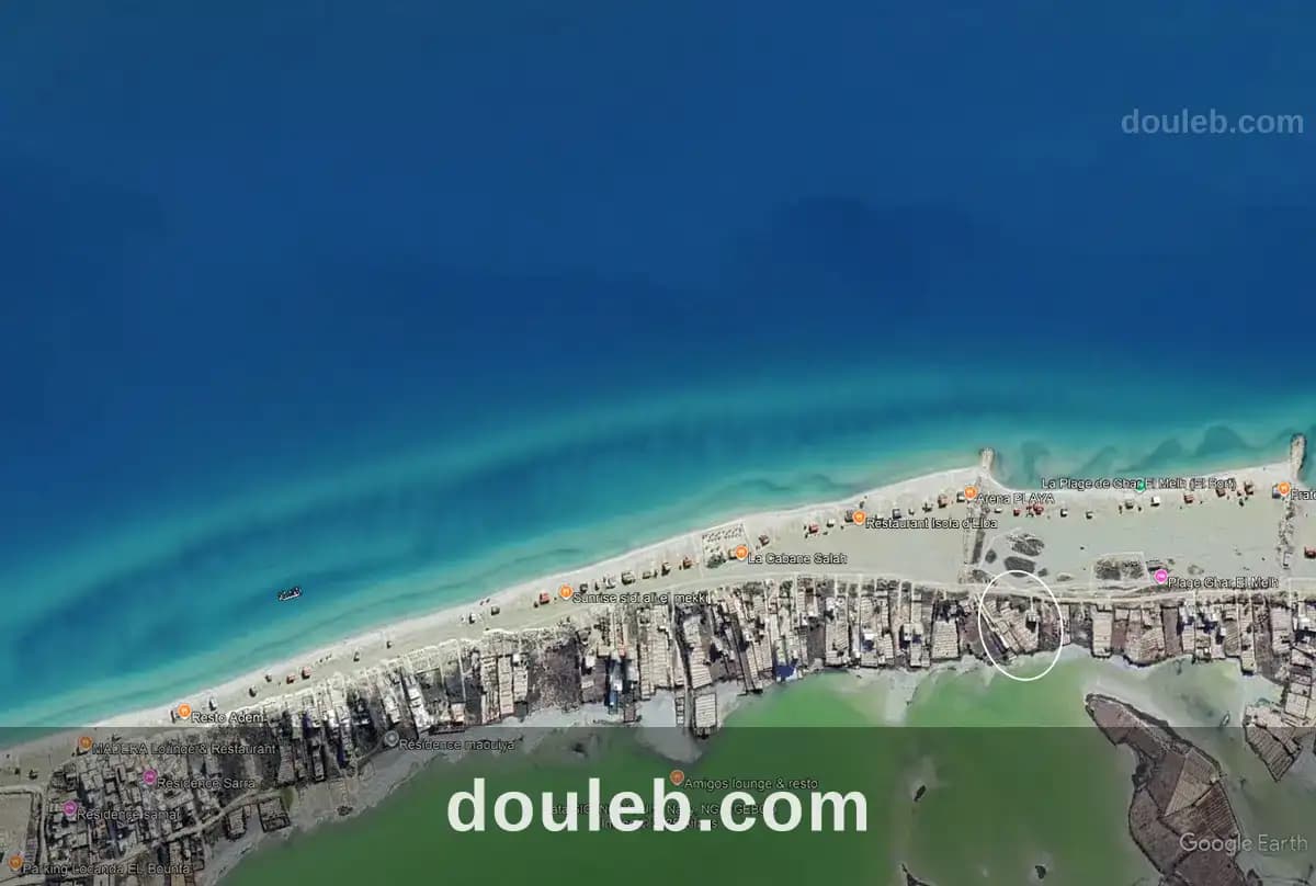 Terrain de rêve sur la plage de ghar elmelh - Photo 1