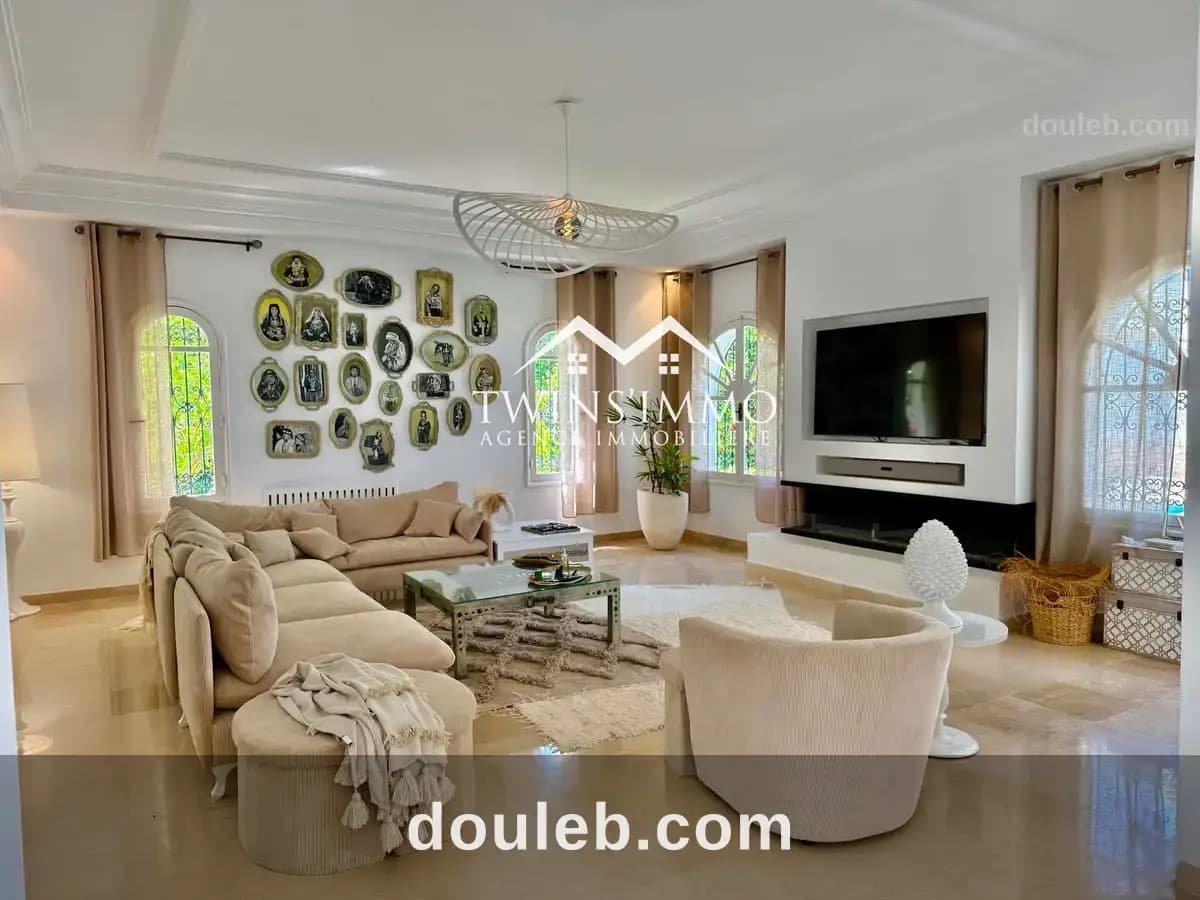 Magnifique villa rénovée à gammarth supérieur - Miniature 3
