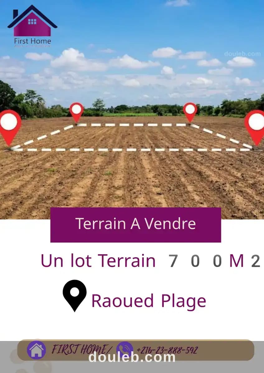 Un terrain raoued plage - Photo 1