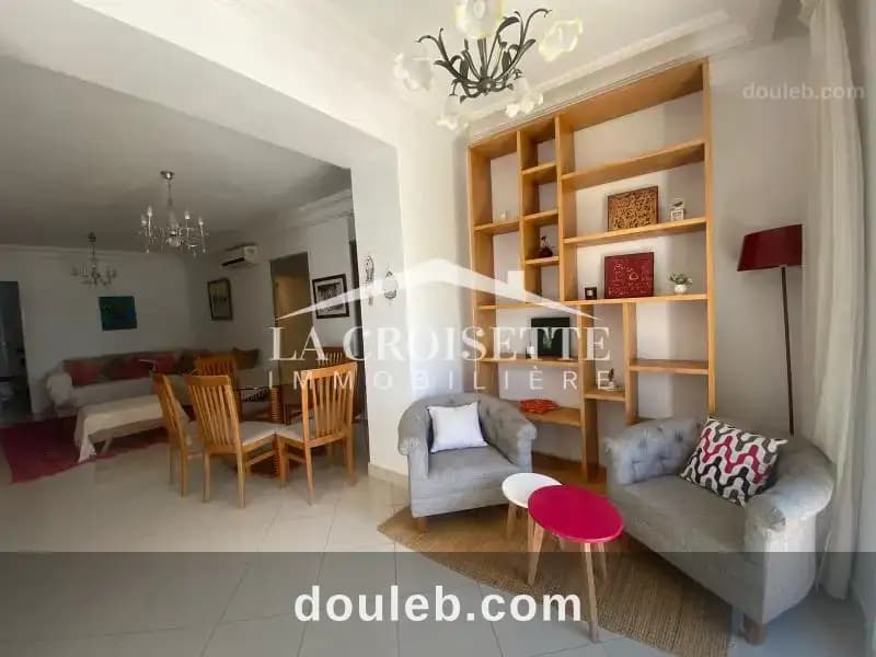 Appartement s3 meublé à gammarth mal2713 - Miniature 2