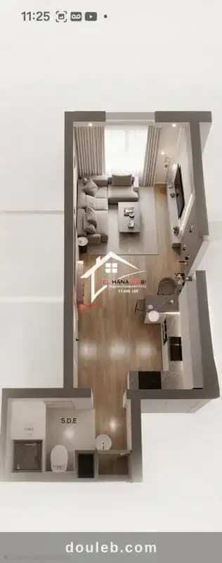 Nouveau projet sur plan appartement s0 à mahdia - Miniature 2