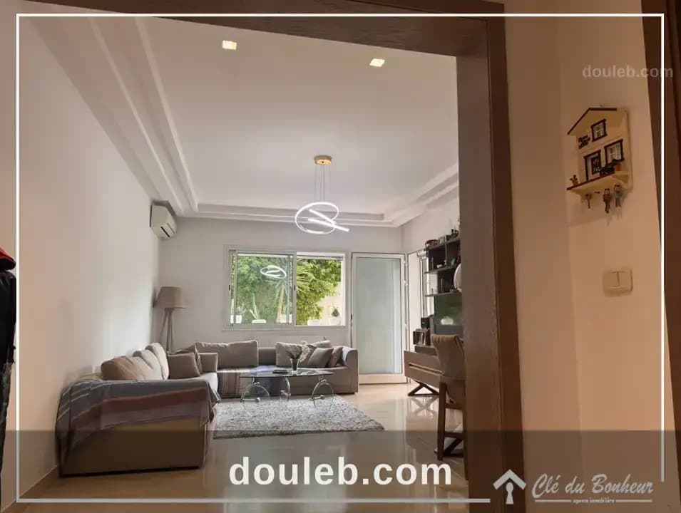 Appartement s3 avec jardin à chotrana 1 - Miniature 3