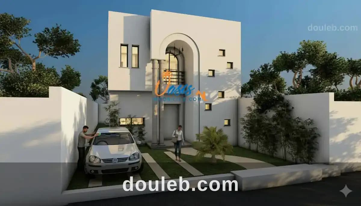 Villa neuve s3 avec piscine à hammamet - Miniature 4