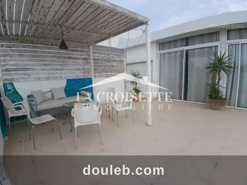 Appartement s0 meublé avec terrasse à la marsa - Miniature 4